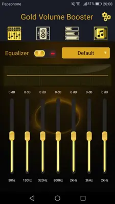 Gold Volume Booster android App screenshot 3